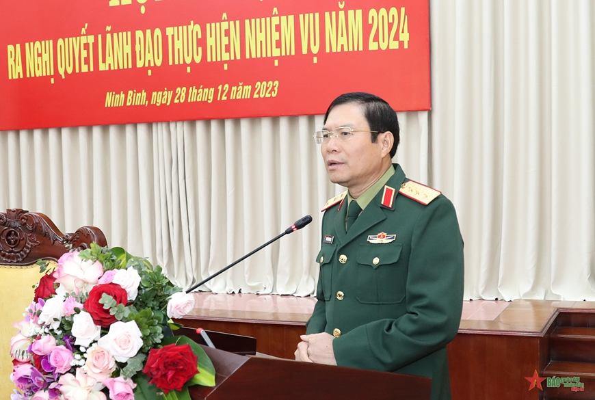 Thượng tướng Nguyễn Tân Cương: Đồng bộ các giải pháp xây dựng Quân đoàn 12 “tinh, gọn, mạnh”